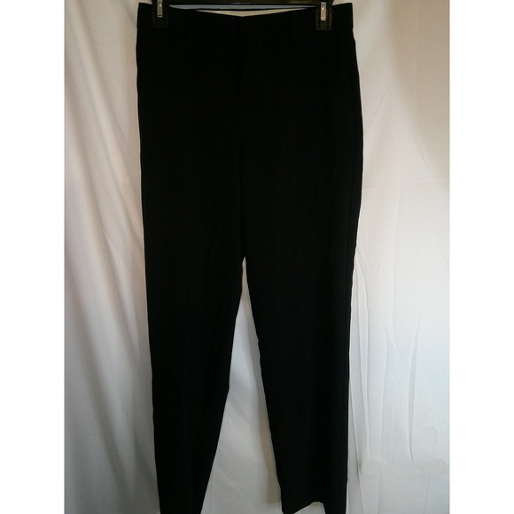 Chaps Black Dress Pants Stretch‎ Easy Care Wrinkle Resistant Size 14 $36 NWT - Picture 1 of 5